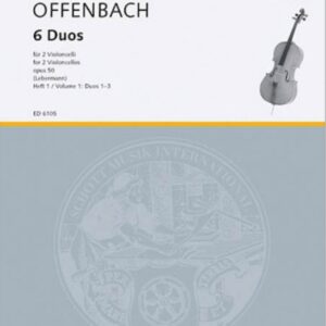 Offenbach 6 Duos Volume 1 (Duos 1-3) 2 cellos